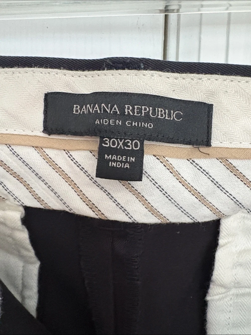 Banana Republic Black Men's Chinos